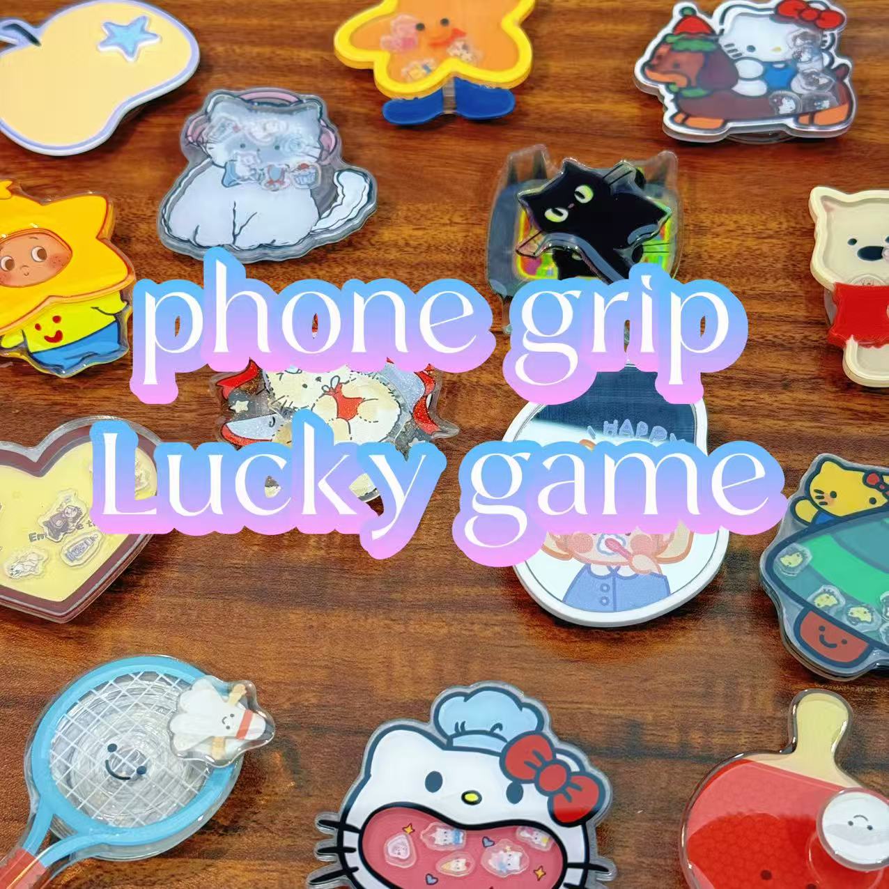 Lucky game-Phone Pop Socket(stand with adhesive on the back)
