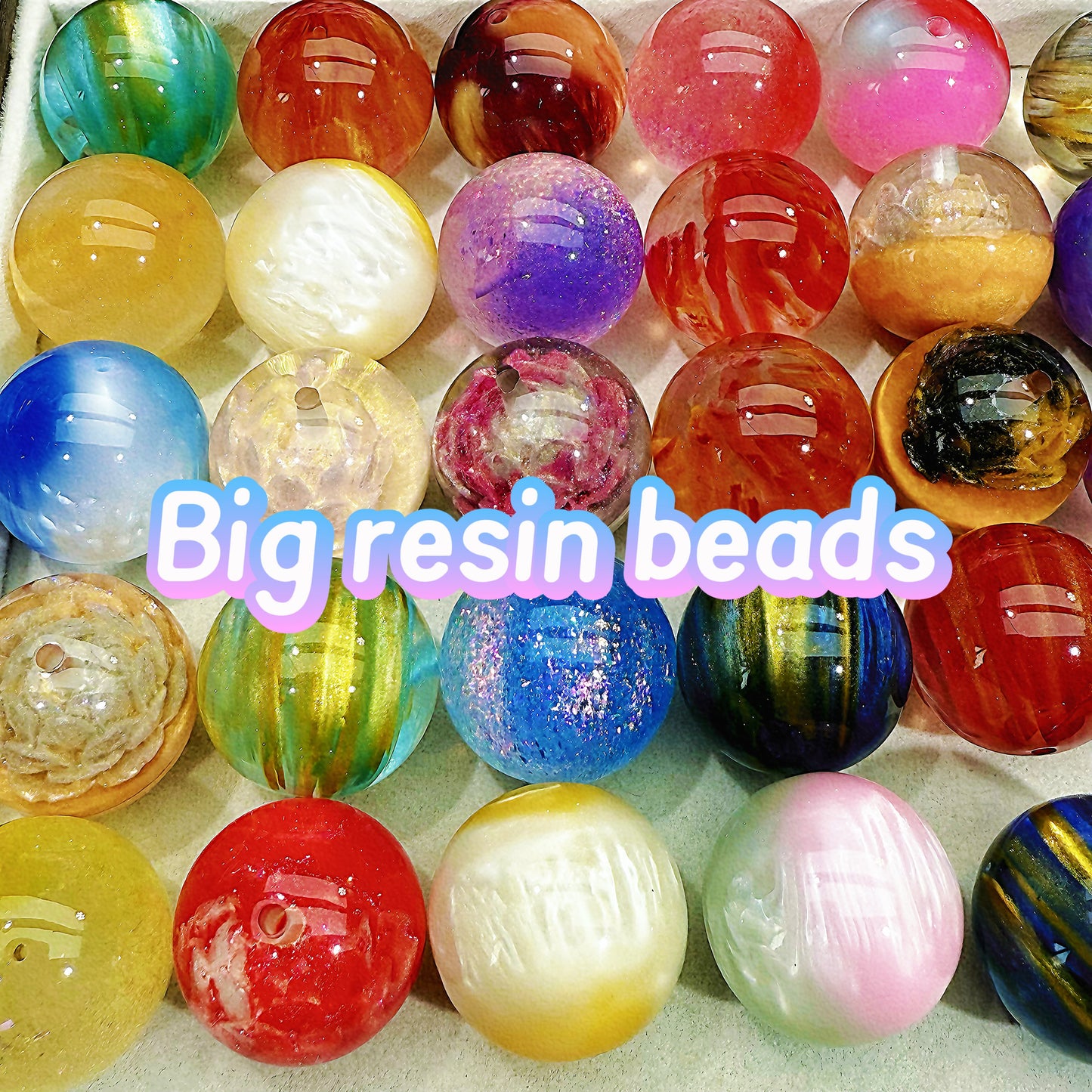 New🔥Big resin beads(25mm high quality)