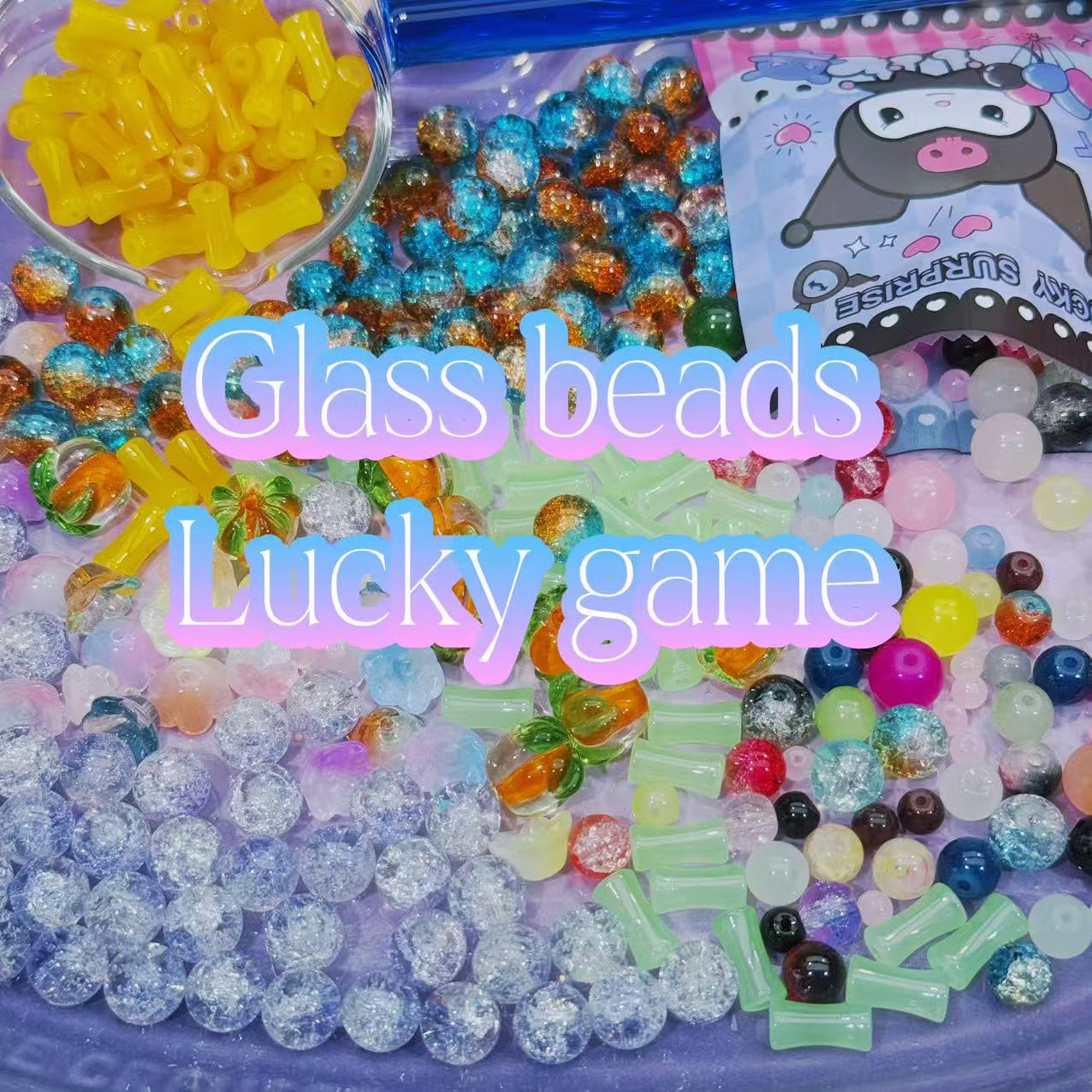 Lucky game-Glass beads