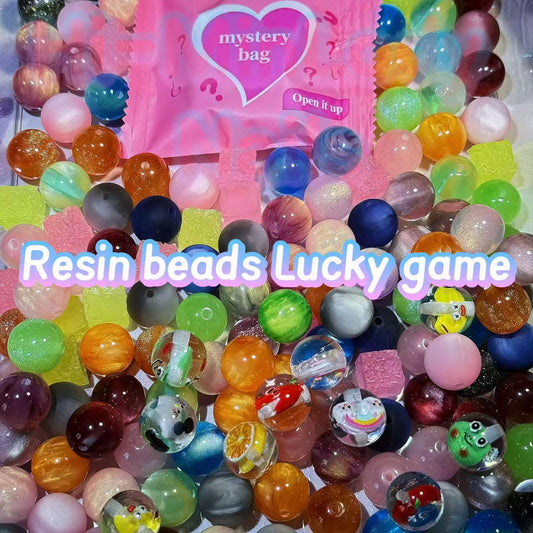 Lucky game-Resin beads(high quality,for diy)