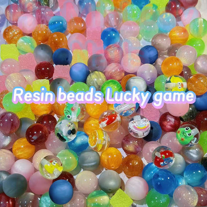 Lucky game-Resin beads(high quality,for diy)