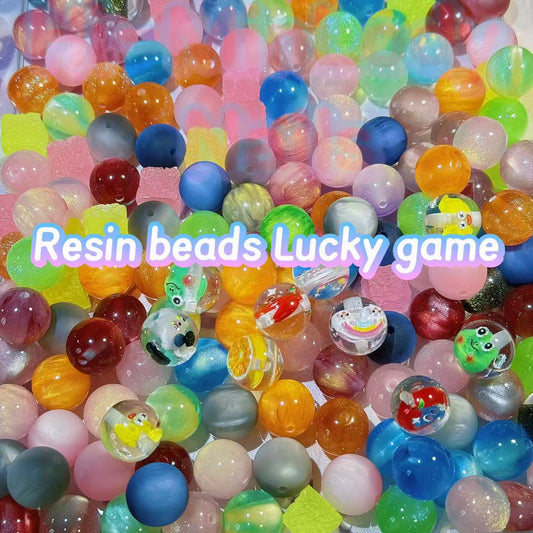 Lucky game-Resin beads(high quality,for diy)