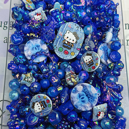 （BOGO）Acrylic beads- Deep Ocean mystery (mix beads for keychains,phonechains,beadable pens and more)