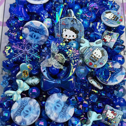 （BOGO）Acrylic beads- Deep Ocean mystery (mix beads for keychains,phonechains,beadable pens and more)
