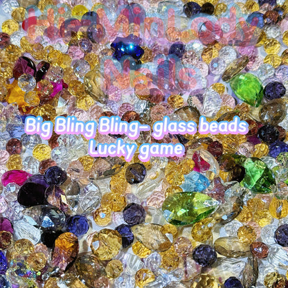 Lucky game-Big Bling Bling glass beads(high quality)
