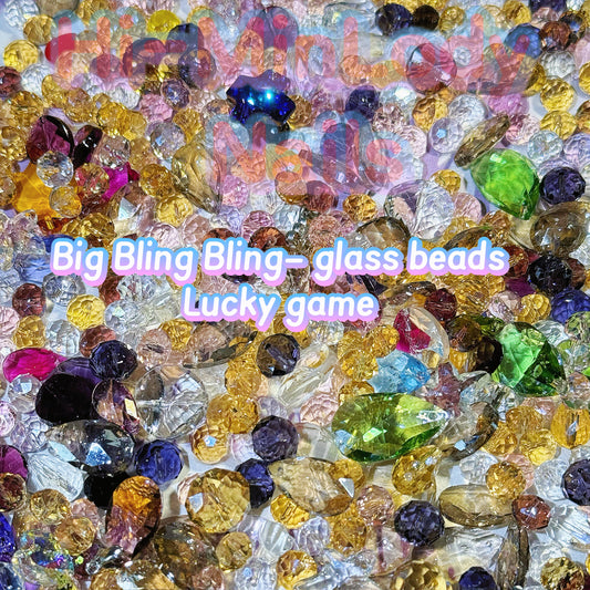 Lucky game-Big Bling Bling glass beads(high quality)