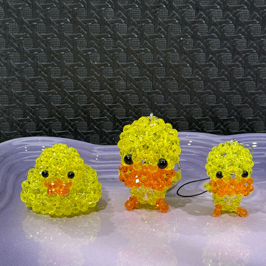 Handmade keychains/Charms- Duckie