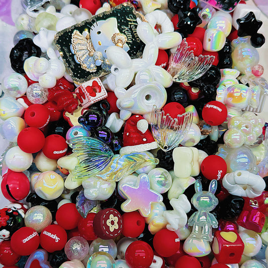 Black Cherry Pop（for keychains,phonechains,beadable pens)