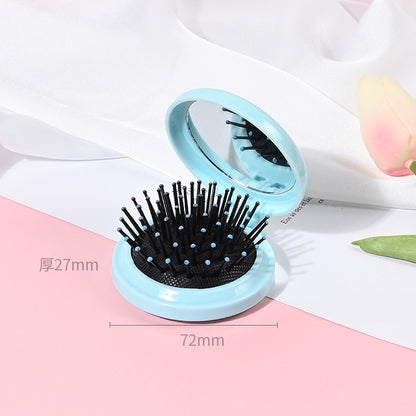 Tools-Blank Air Cushion Comb With Mirror（For cream glue DIY craft）