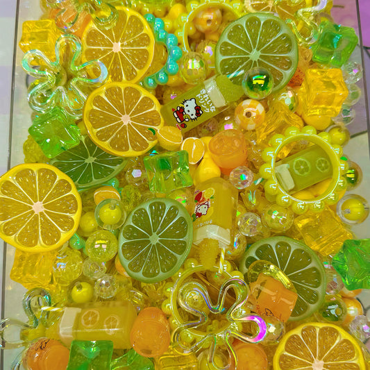 （BOGO）Acrylic beads-Lemon Fizz