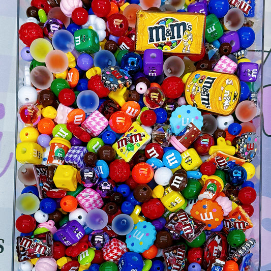 Acrylic beads- M Candy