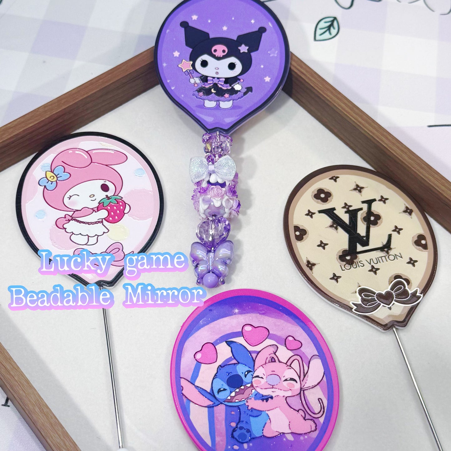 Lucky Game- Beadable Mirror