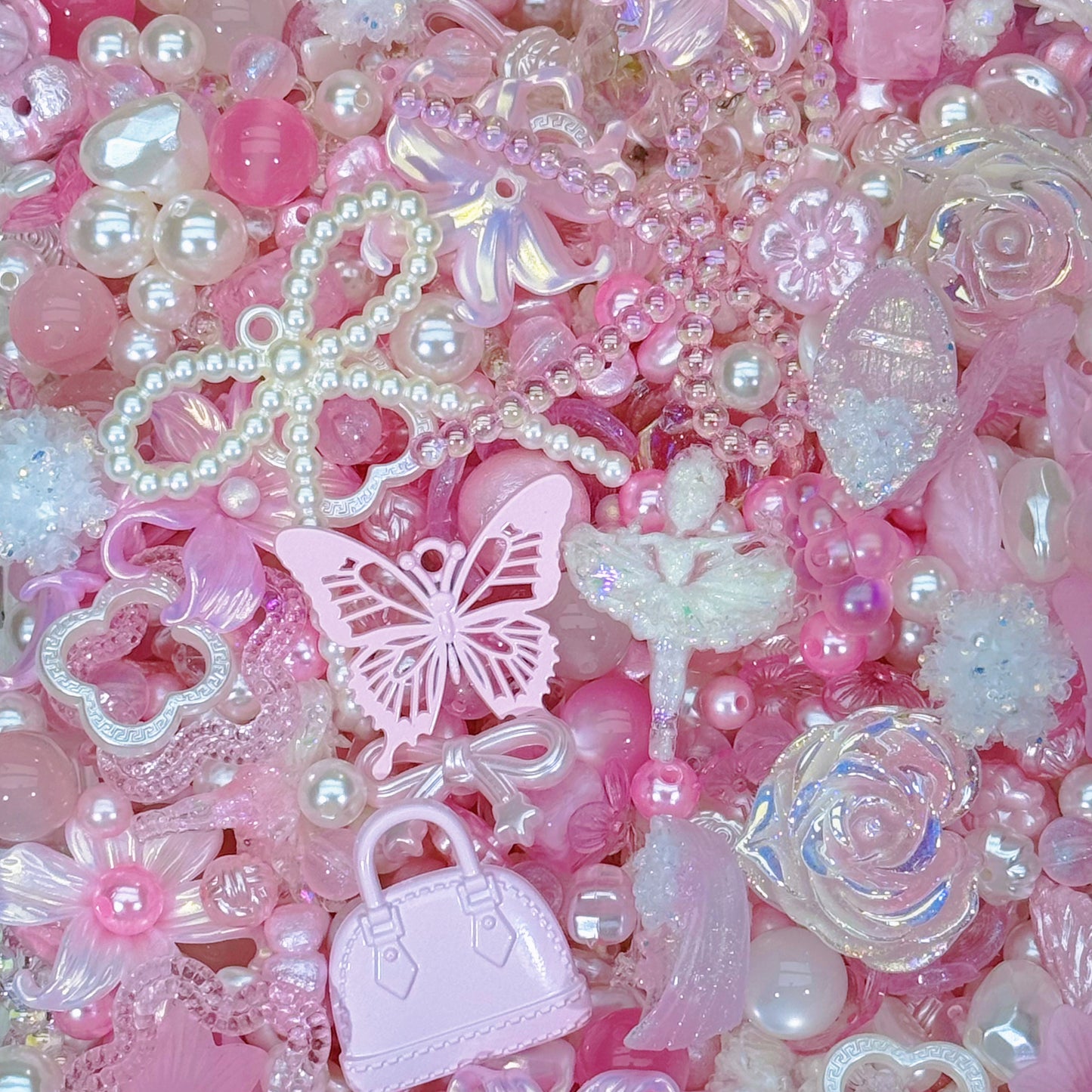 Acrylic beads- Fancy Ballet（for keychains,phone chains,beadable pens)
