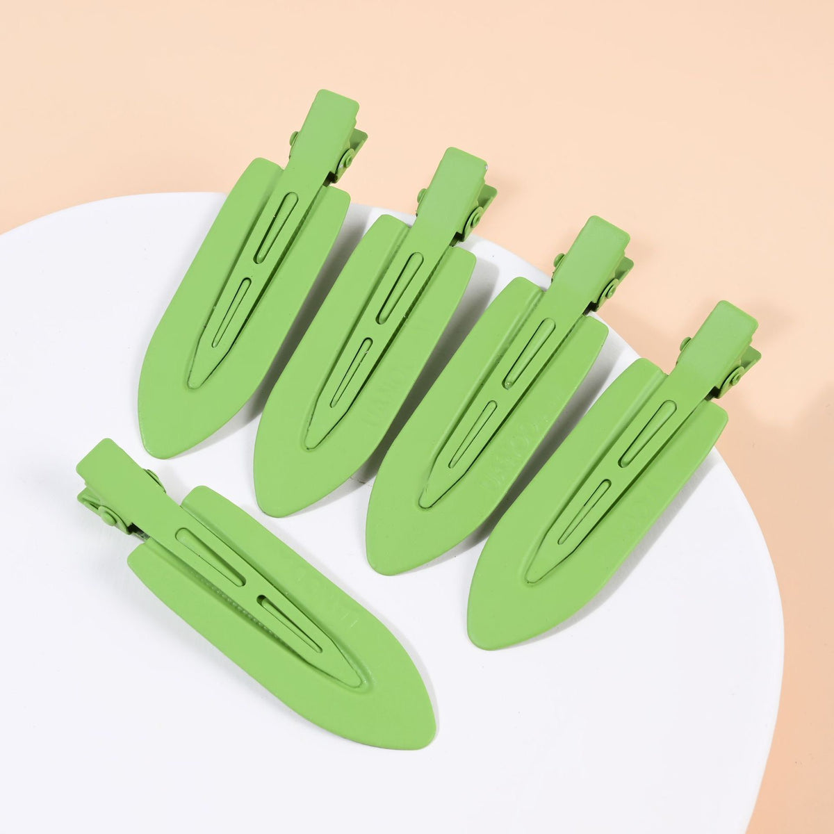 Tool-Cream Glue Blank Hair Clips (No Decor Included)