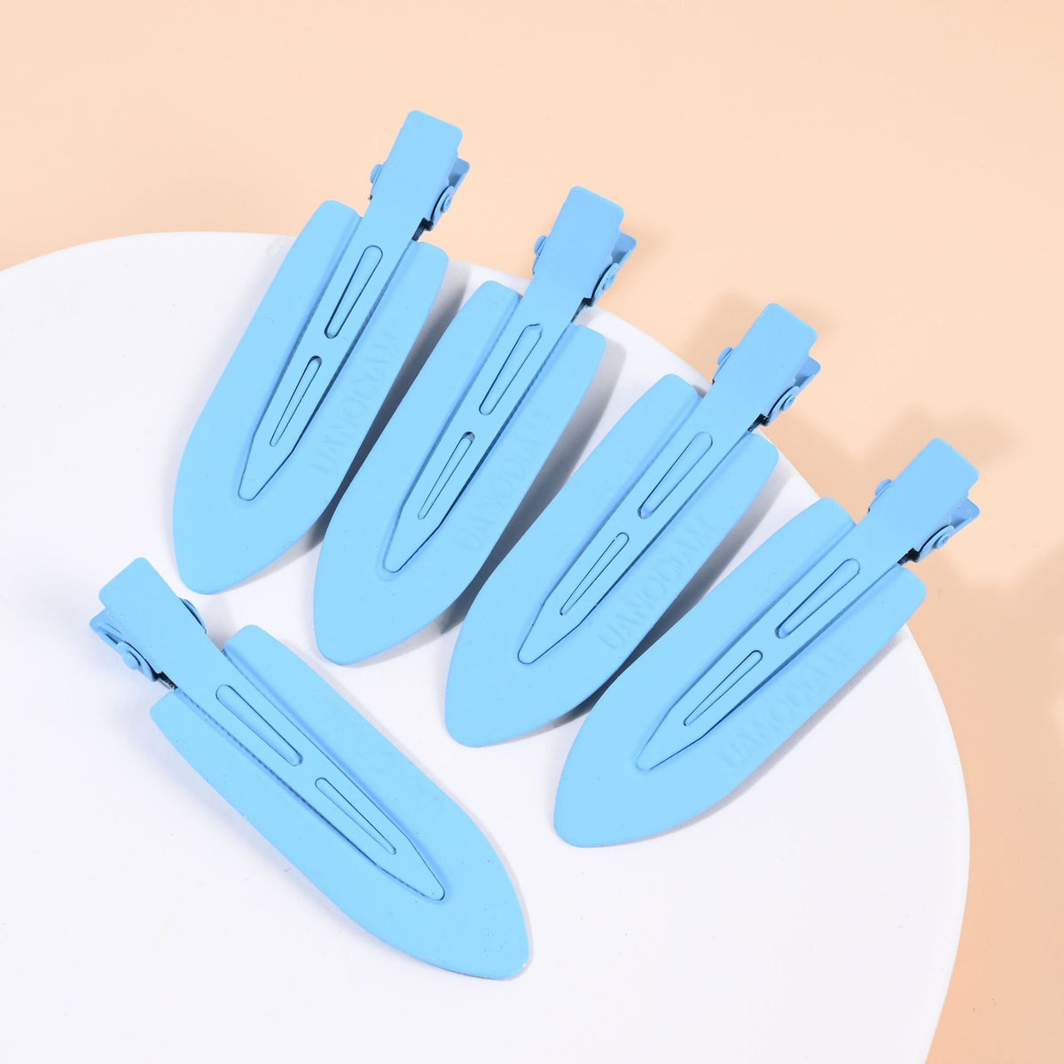 Tool-Cream Glue Blank Hair Clips (No Decor Included)