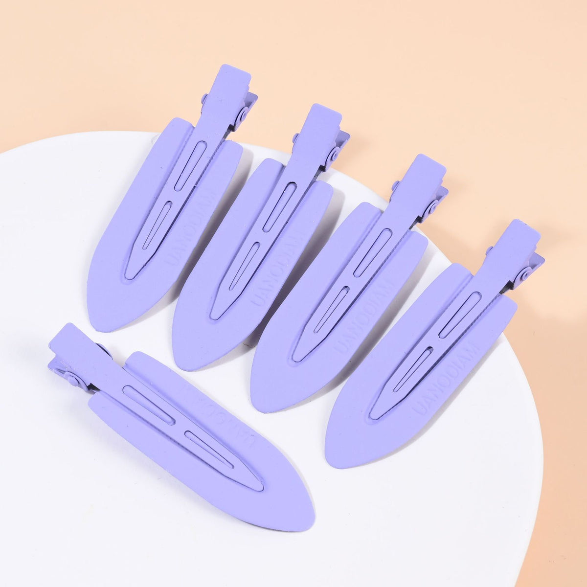Tool-Cream Glue Blank Hair Clips (No Decor Included)