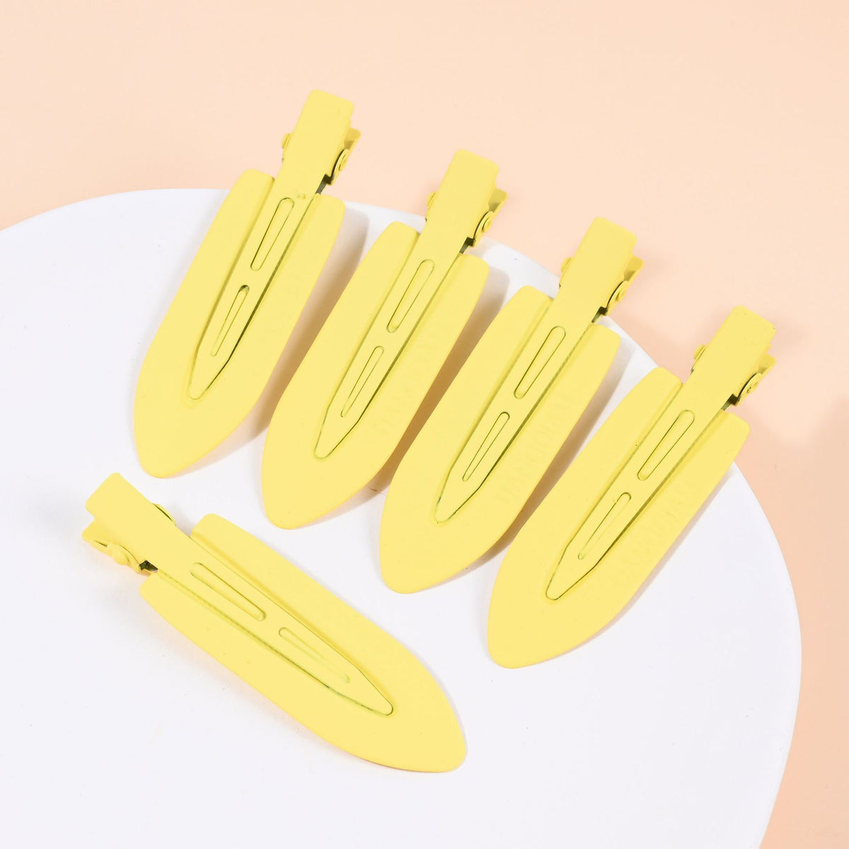 Tool-Cream Glue Blank Hair Clips (No Decor Included)