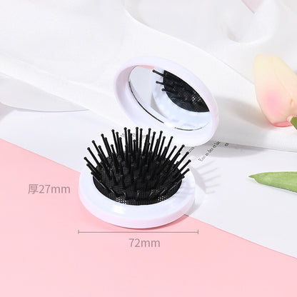 Tools-Blank Air Cushion Comb With Mirror（For cream glue DIY craft）