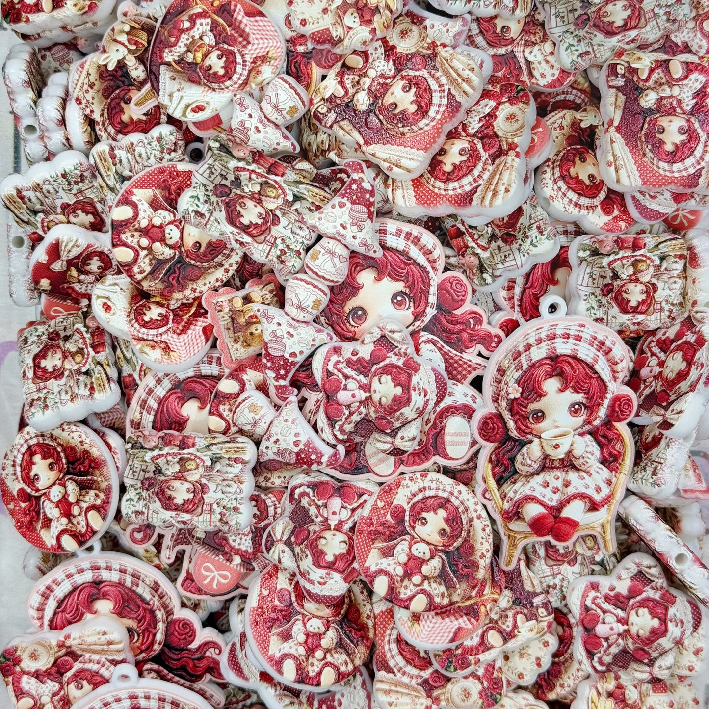Acrylic Slices-Loli Manor（for keychains，Phonechains）