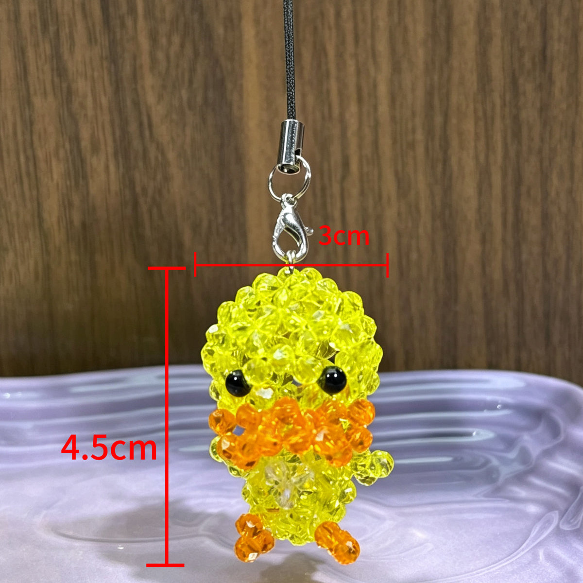 Handmade keychains/Charms- Duckie