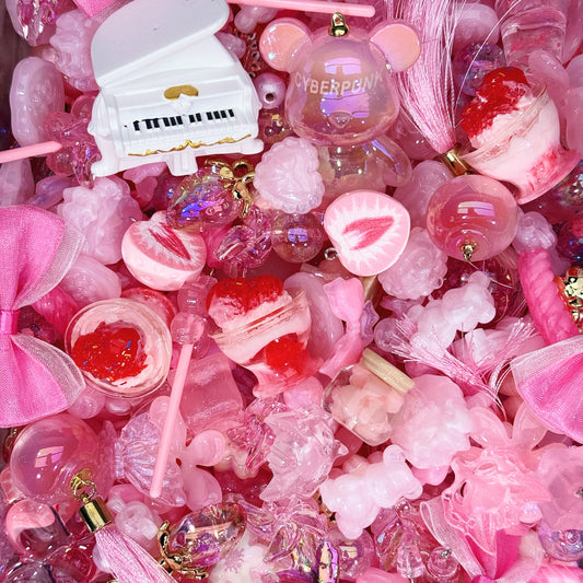 Acrylic beads-Sweetie Strawberry （for keychains,phonechains,beadable pens,car charms)