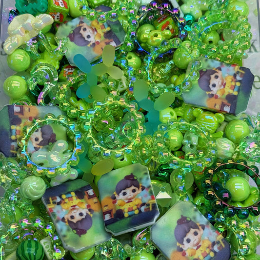 （BOGO）Acrylic brads-Spring Life (for keychain,phonechains,beadable pens and anything DIY)