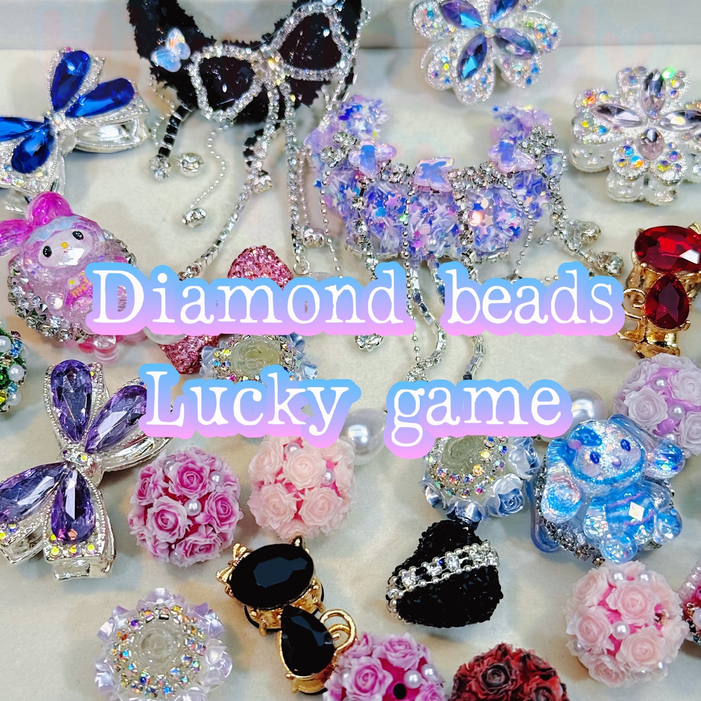 Lucky game-diamond beads